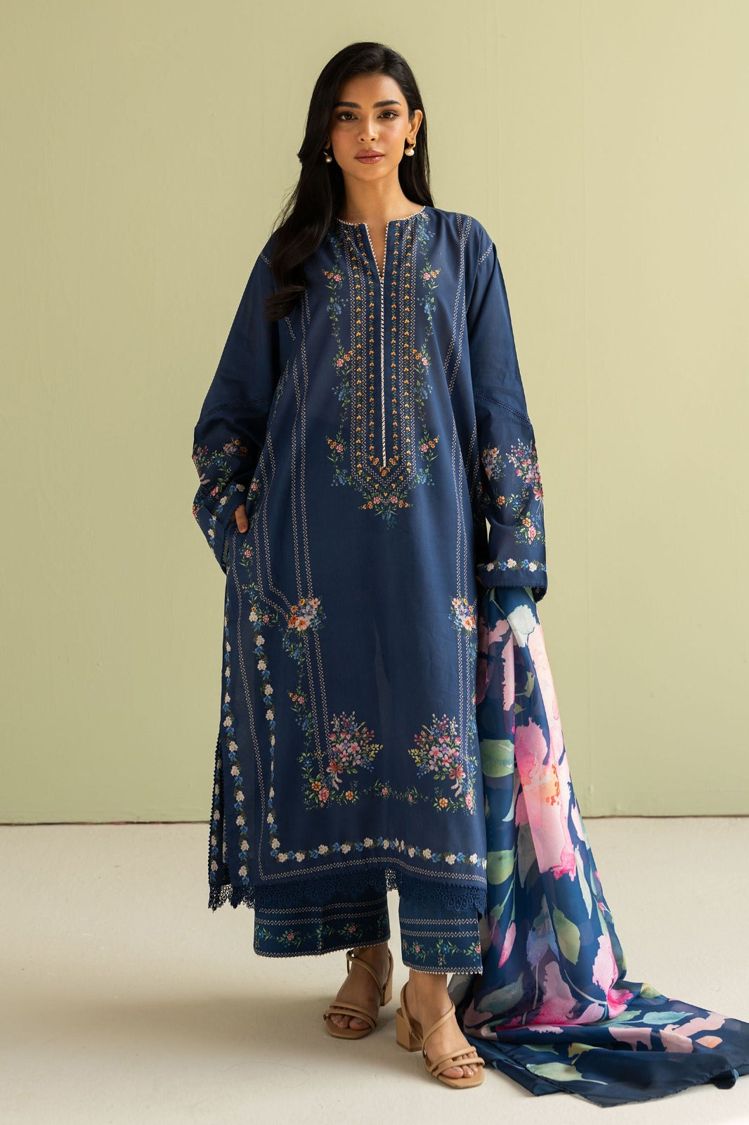 3 Peice Supima Lawn - Opulence - #355