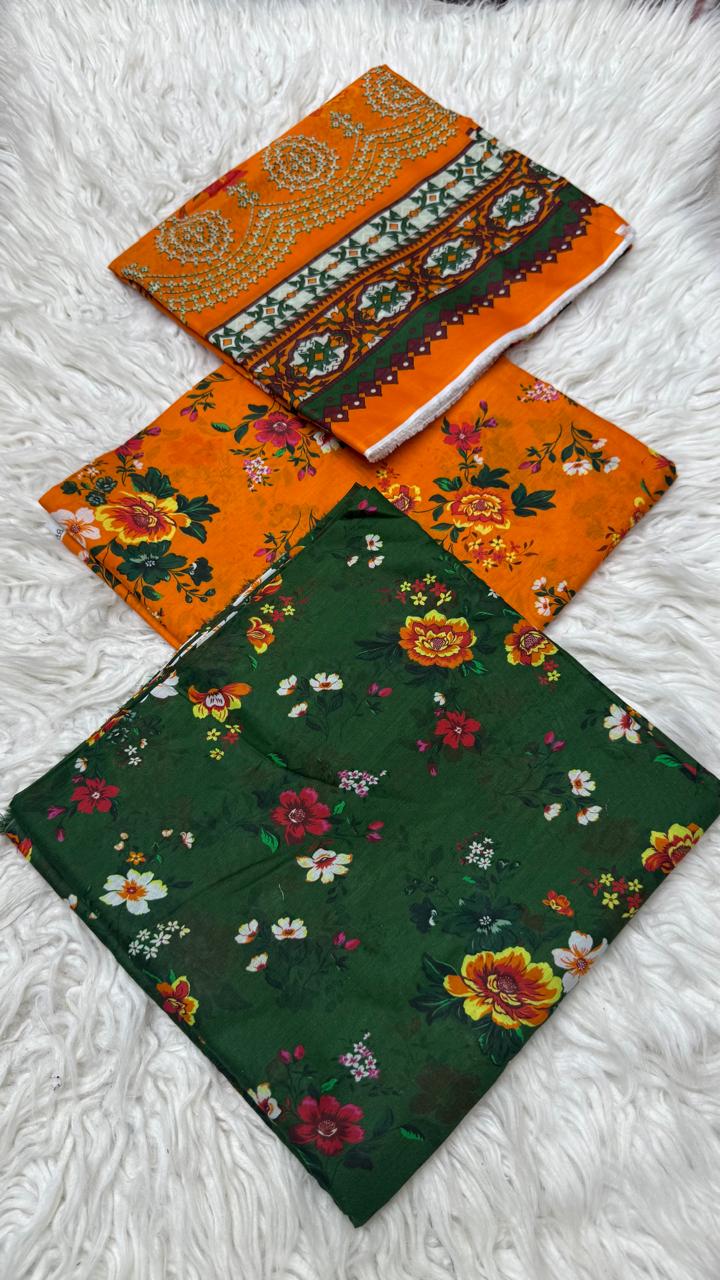 3Pc Supima Lawn Suit - #41049
