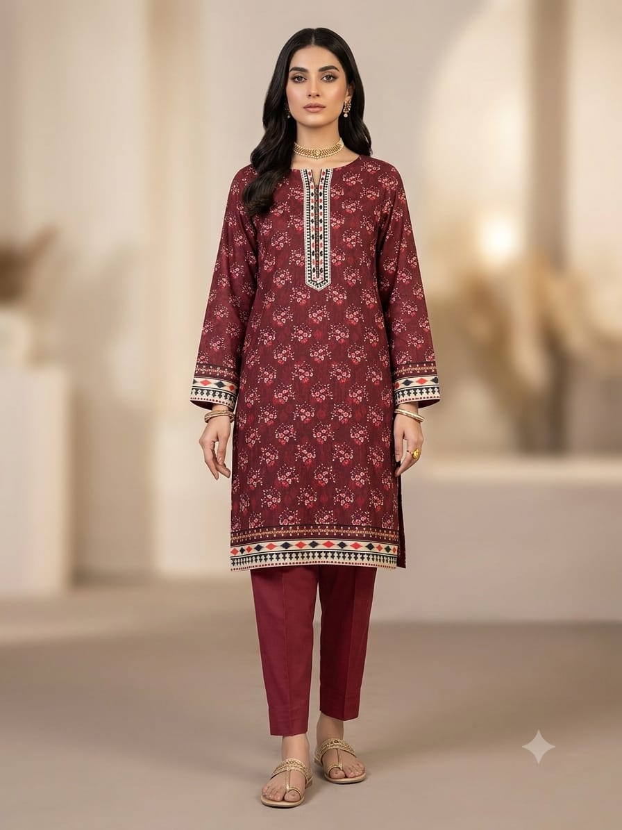 90/88 Lawn Kameez & Shalwaar 2Pc 004