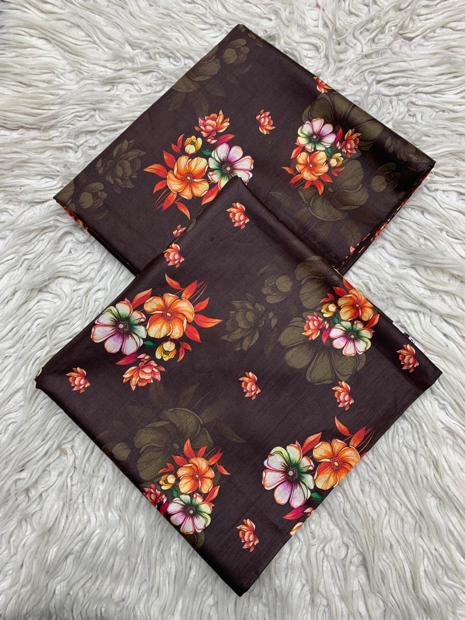 2Pc Supima Lawn Unstitched Suit 476