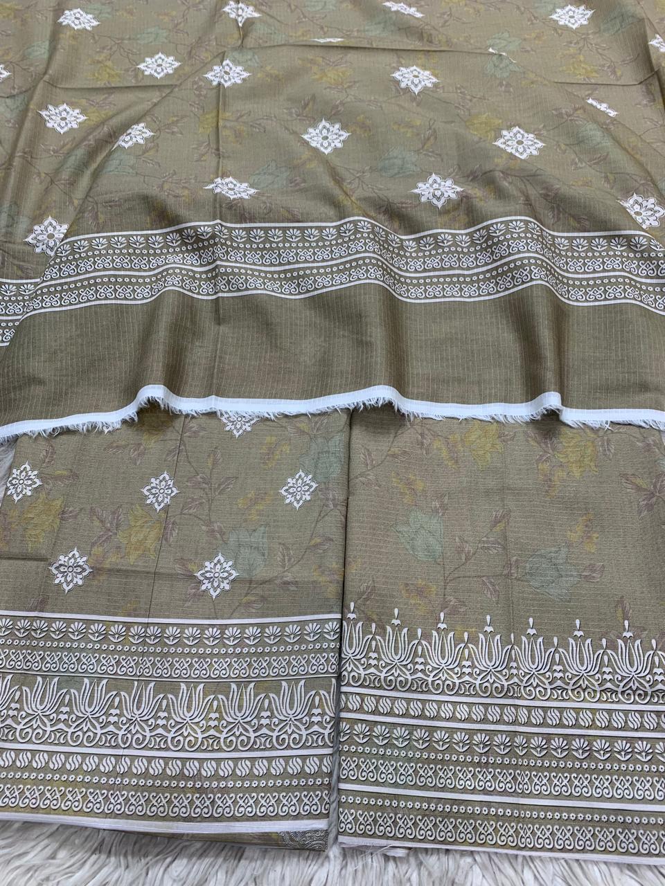 2Pc Sapphire Lawn Bana Dora Kameez & Duppata Vol-3204