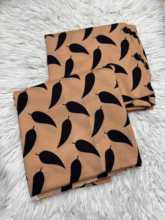 2Pc Bana Doria Linen Unstitched Suit - #42063