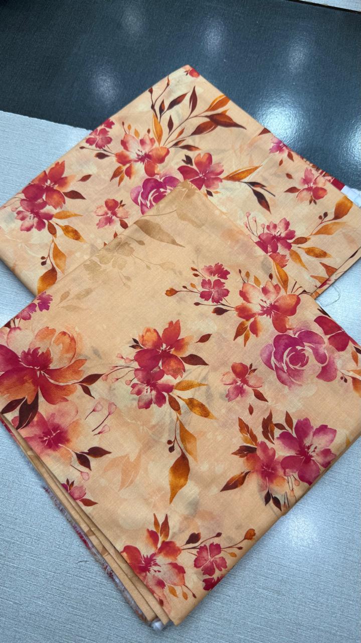 2Pc Lawn Unstitched Suit #1003