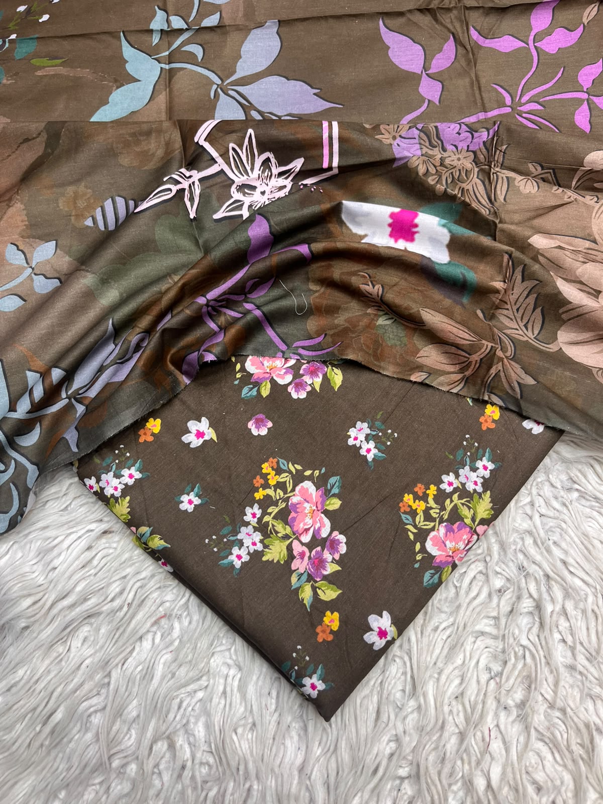 3Pc Same Digital Printed Lawn Suit 15