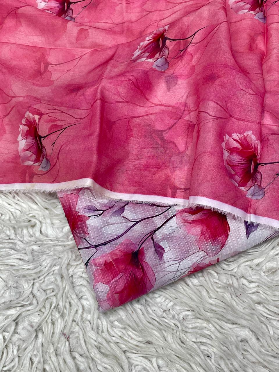 3Pc Sapphire Bana Dora Lawn Suit Vol-0119