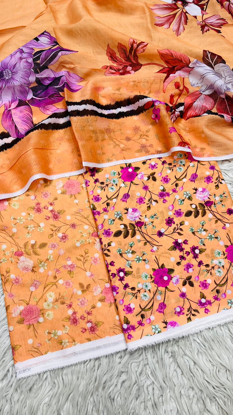 2Pc Lawn Bana Dora Kameez & Duppata 3207