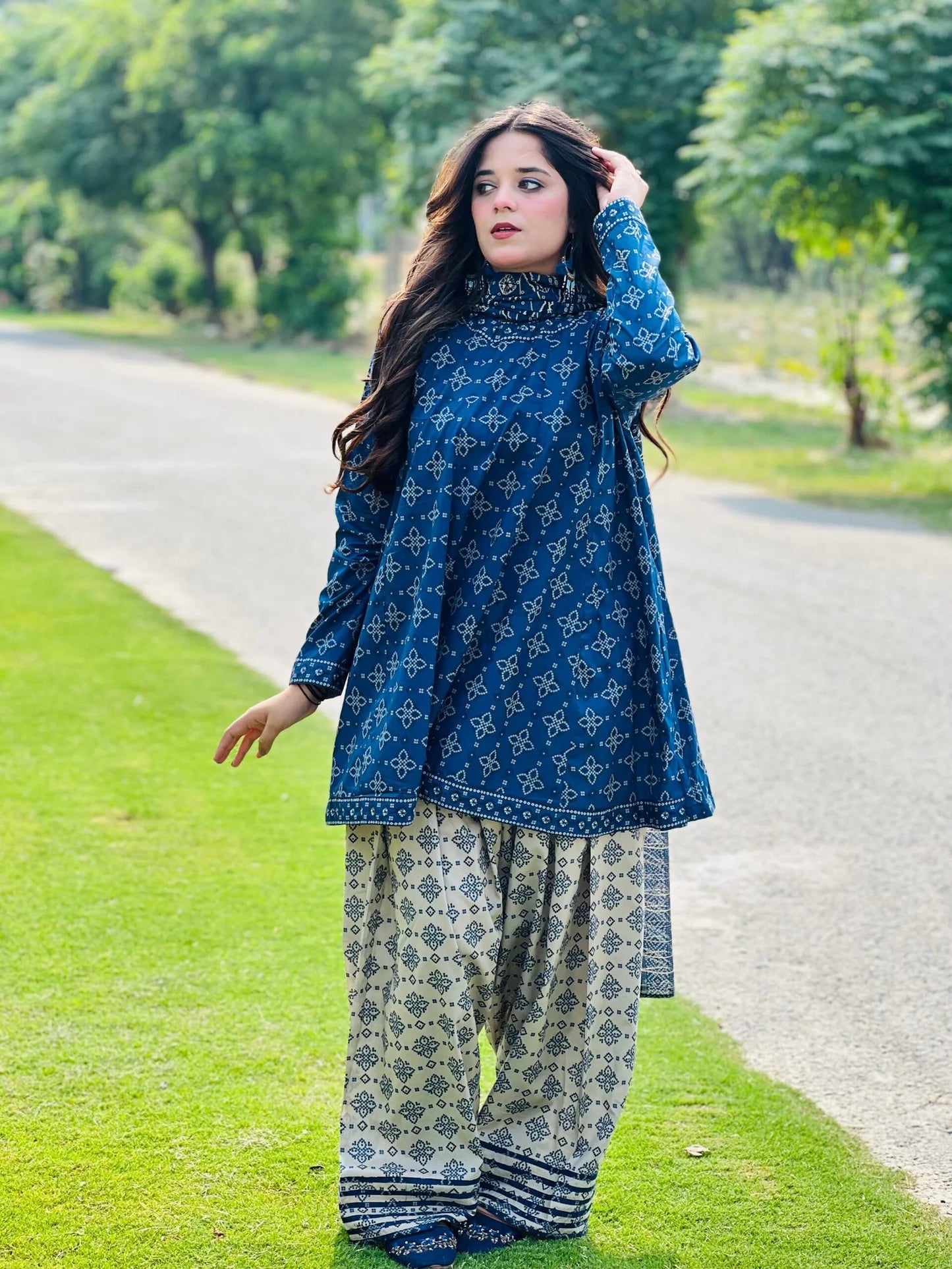 3Pc Supima Lawn Suit - #41046