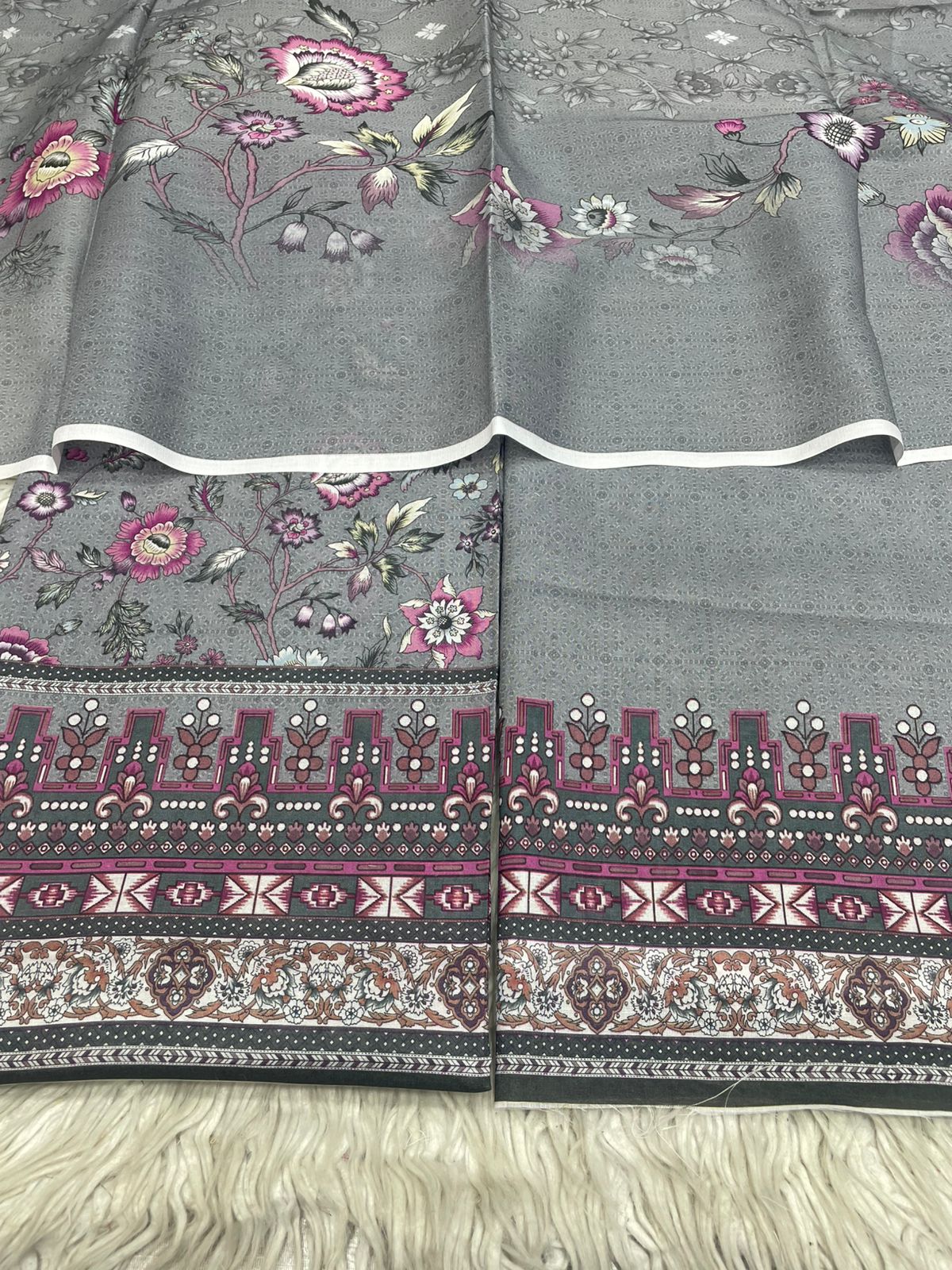 2Pc Civic Lawn Kameez & Dupatta Vol-3126