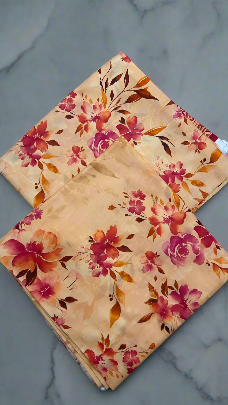 2Pc Lawn Unstitched Suit #1003