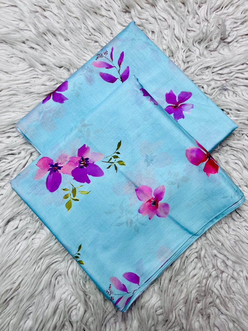 2PC Lawn Allover Digital Printed Unstitched Suit Vol-6178