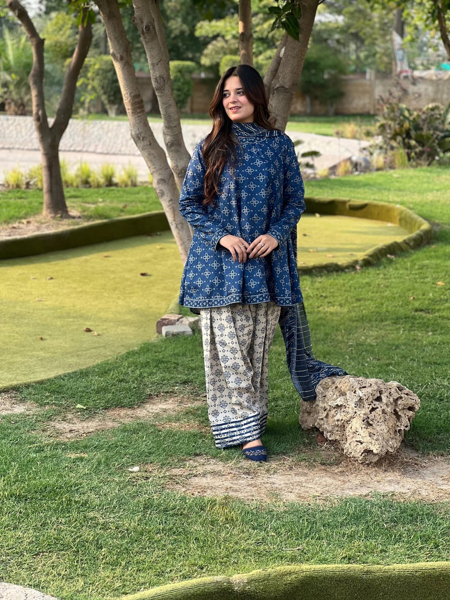 3Pc Supima Lawn Suit - #41046