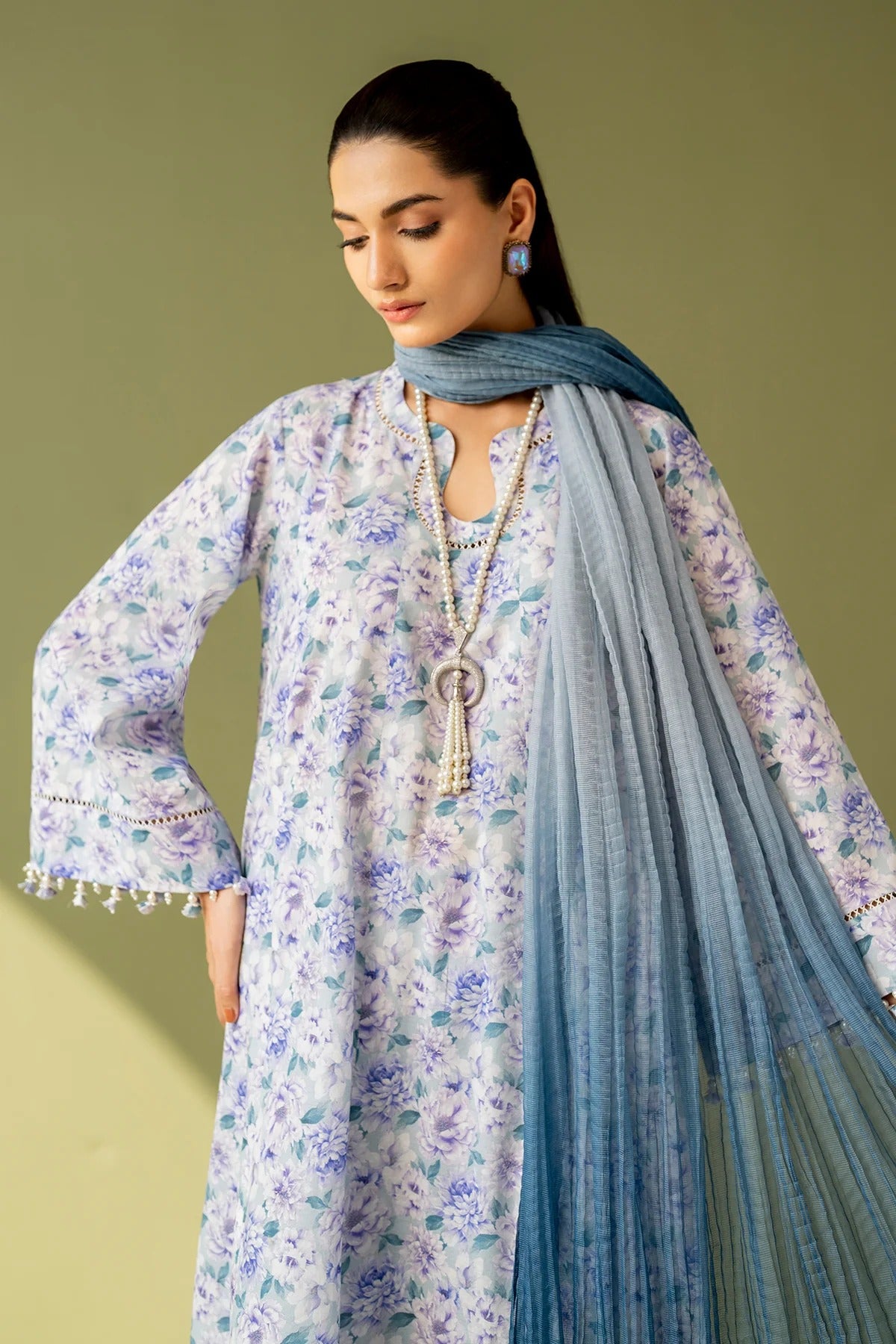 3 Peice Baroque Supima Lawn - #41003