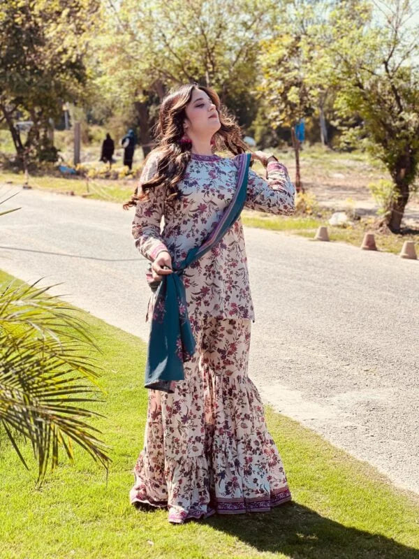 3Pc Supima Lawn Suit - #41062