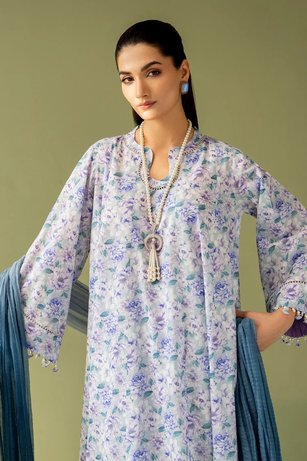 3 Peice Baroque Supima Lawn - #41003