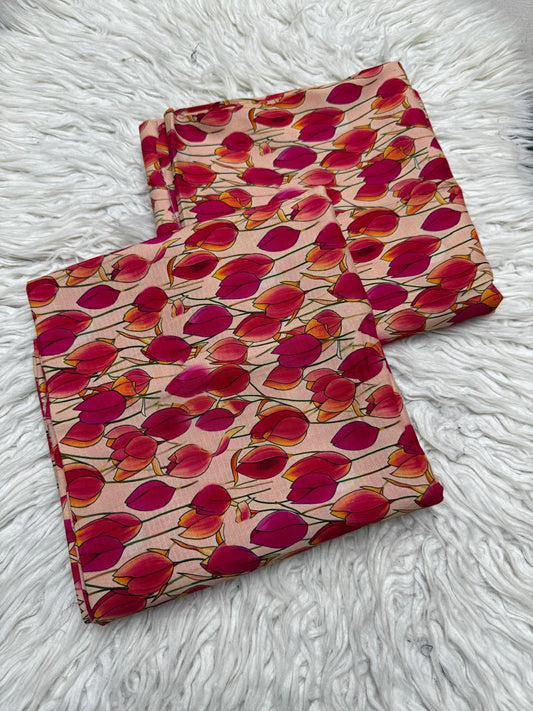 2Pc Bana Doria Linen Unstitched Suit - 0105