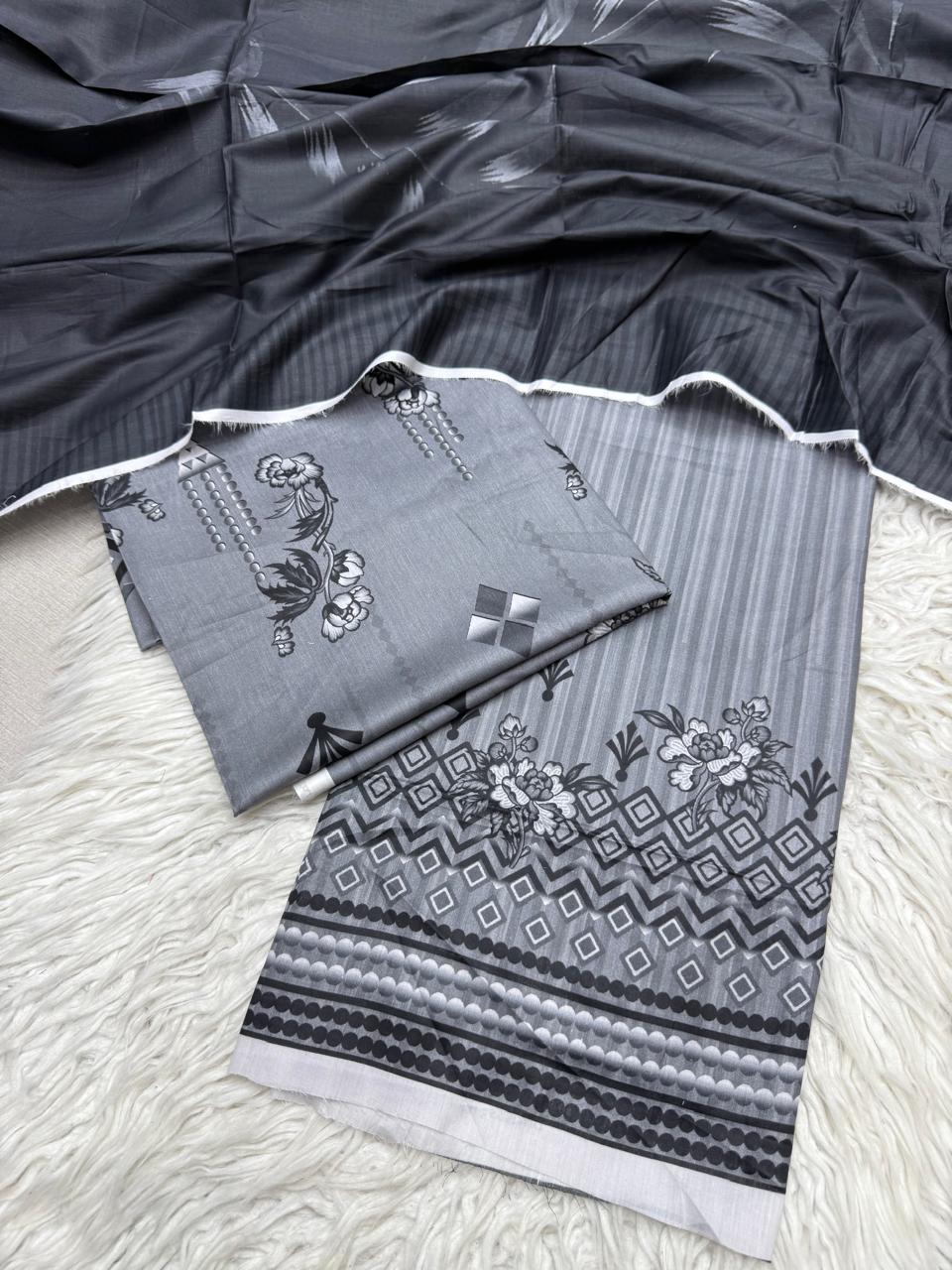 2Pc Al Karam Lawn Kameez & Dupatta - #43053