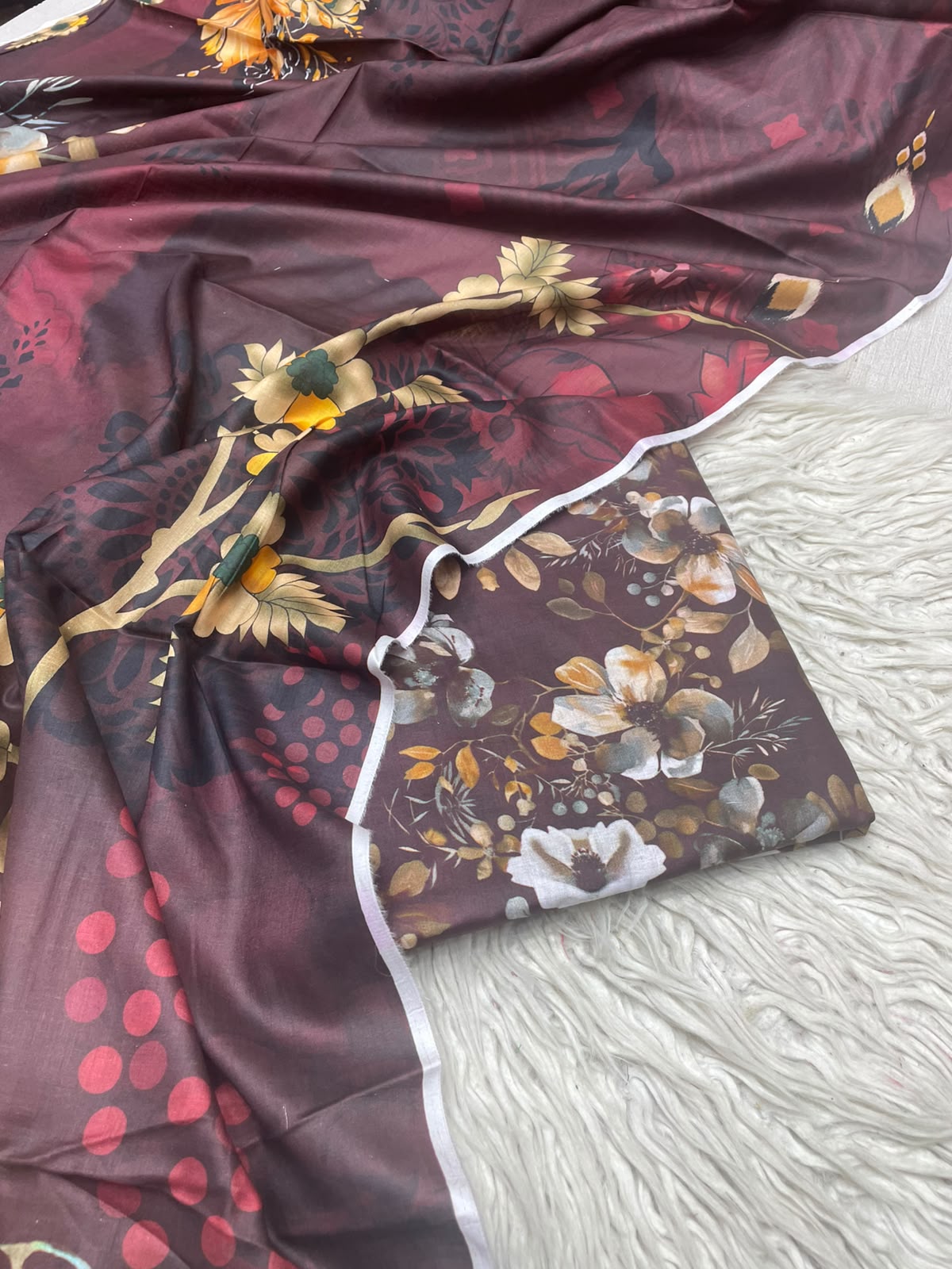 3Pc Same Digital Printed Lawn Suit 491
