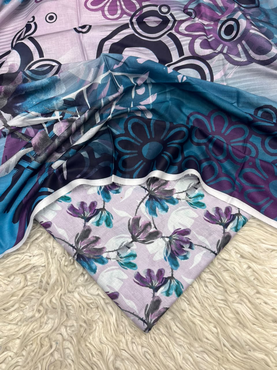 3Pc Same Digital Printed Lawn Suit 15