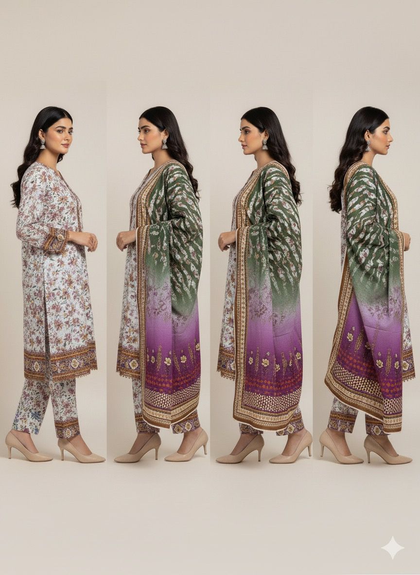 3 PC Viscose Bana Dora - 0011