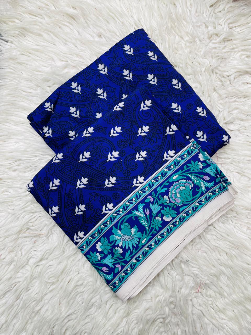 2 PC BANA DORA LINEN UNSTITCHED SUIT VOL-3180