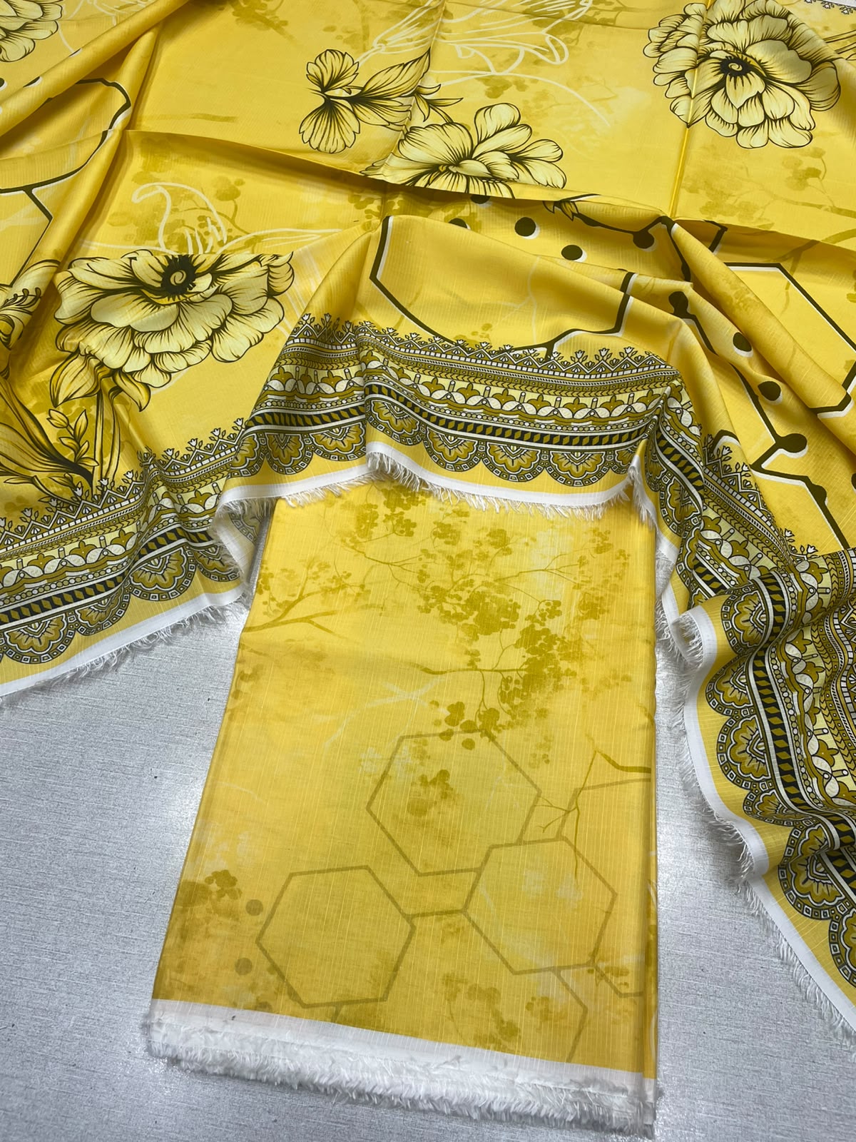 2Pc Staple Viscose Kameez & Dupatta 64