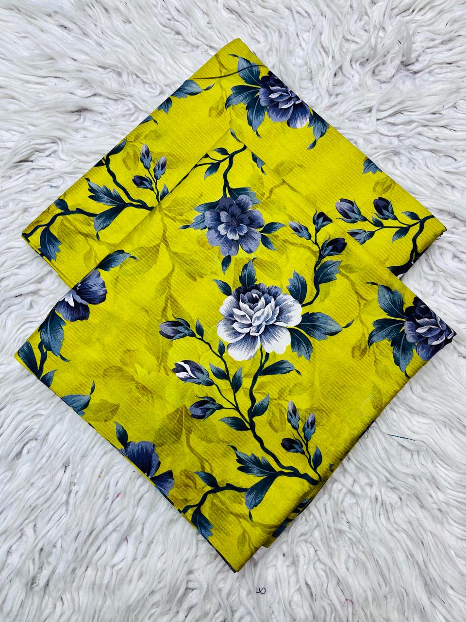 2PC Lawn Allover Digital Printed Unstitched Suit Vol-6178