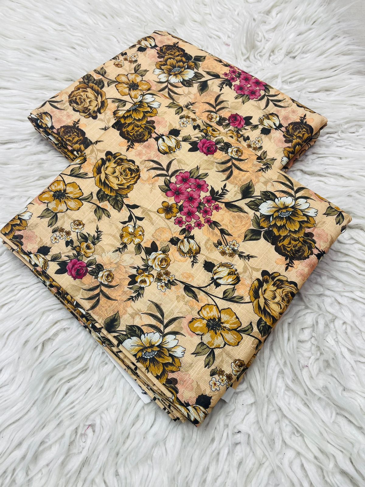 2 PC Khaddar Slub Allover Suit Vol-0093