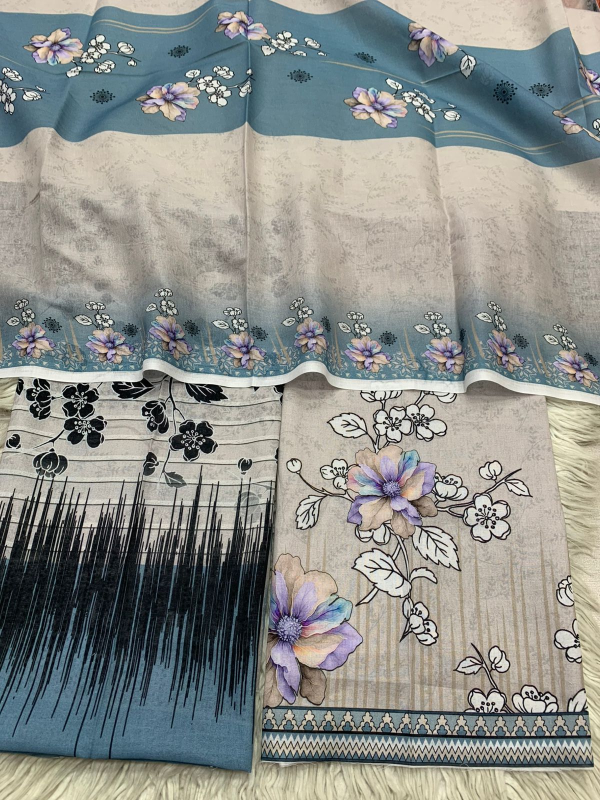 2Pc Civic Lawn Kameez & Dupatta Vol-3200