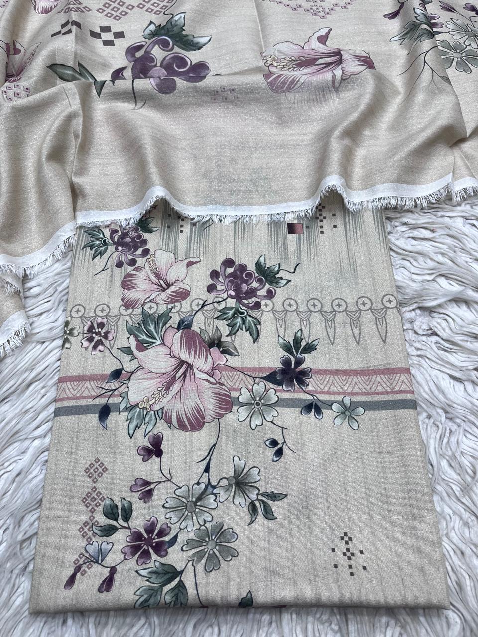 2Pc Karandi Kameez & Duppata Printed Vol-427