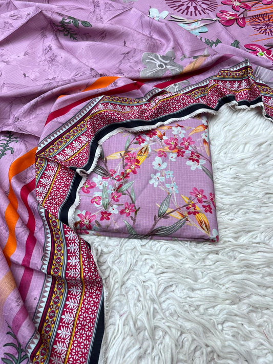 2Pc BanaDoria Kameez & Duppata Suit  - 0069