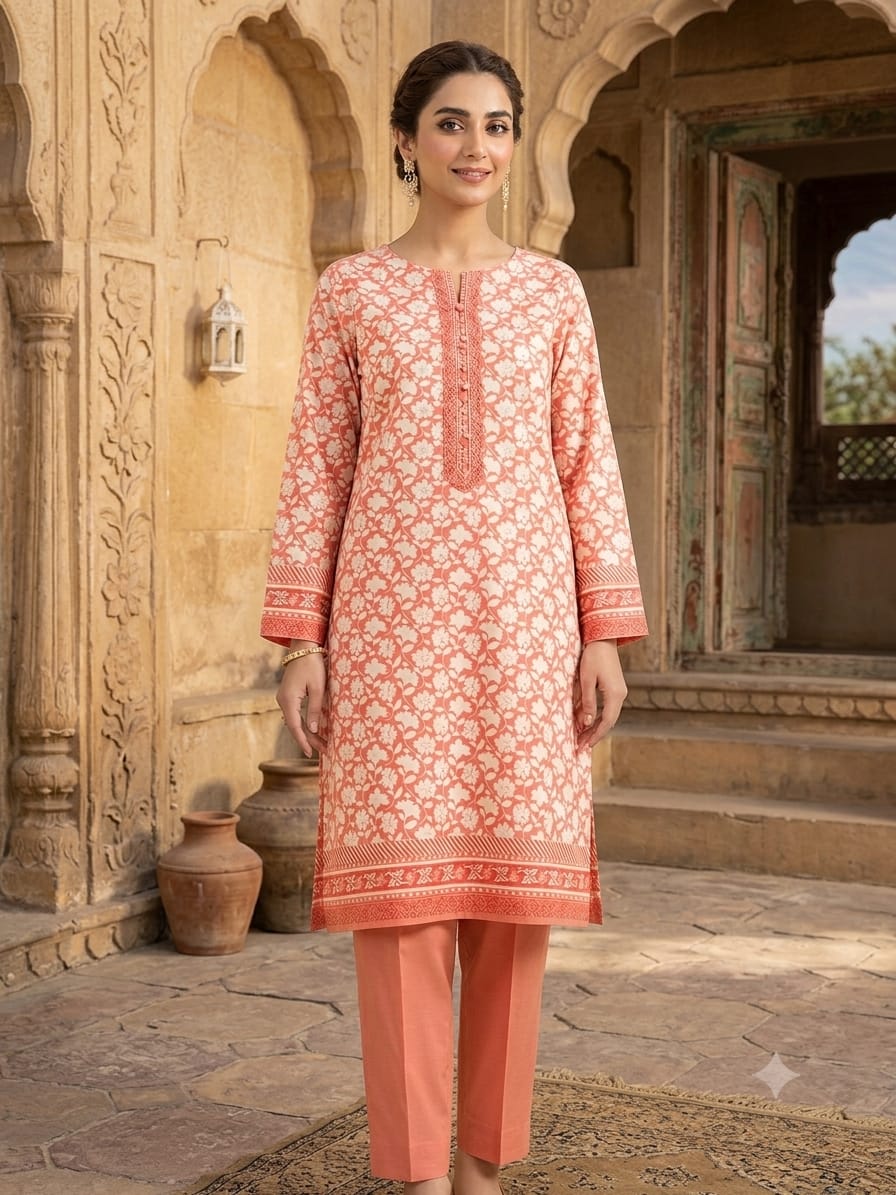 90/88 Lawn Kameez & Shalwaar 2Pc 004