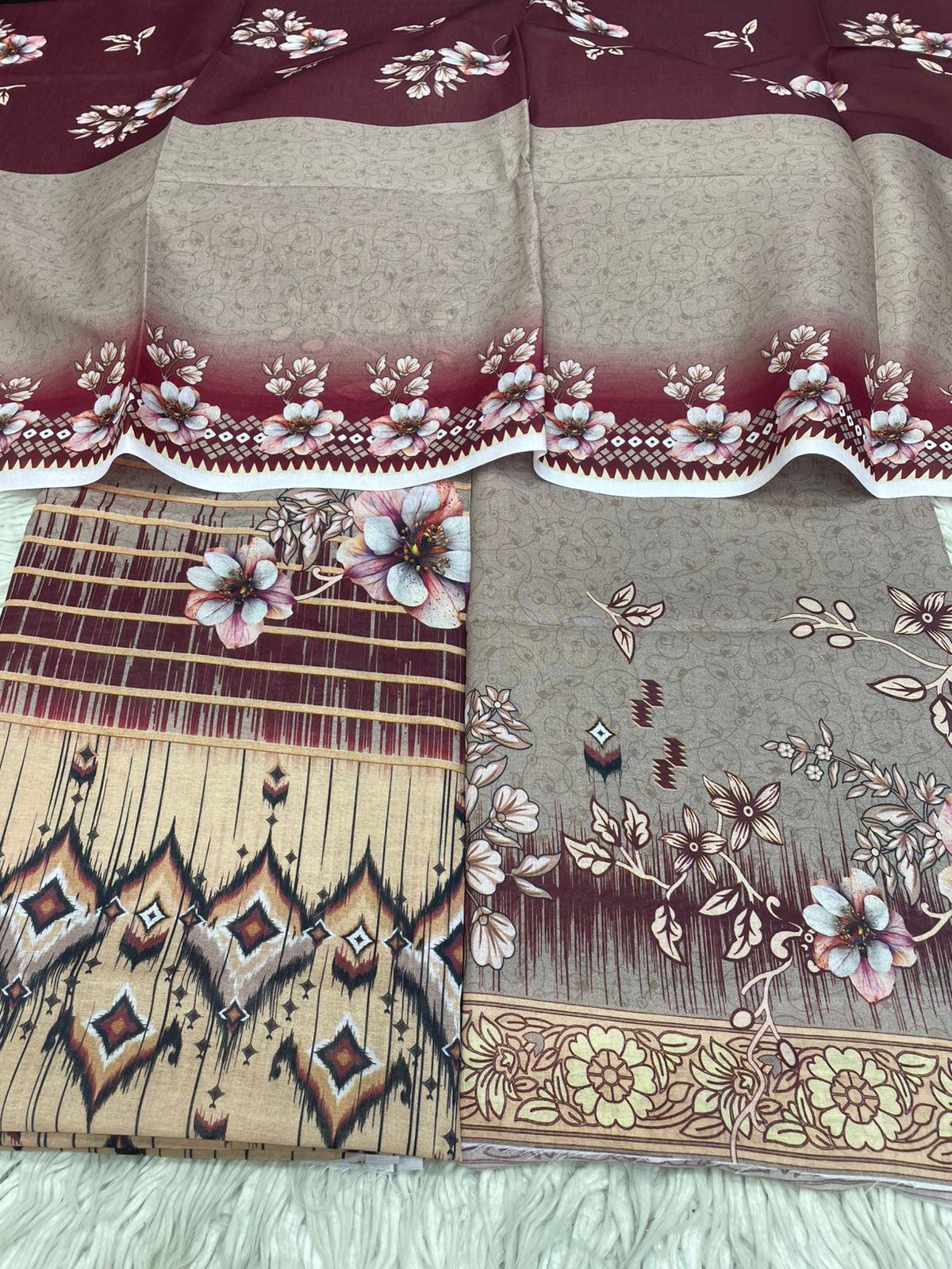 2Pc Civic Lawn Kameez & Dupatta Vol-3200