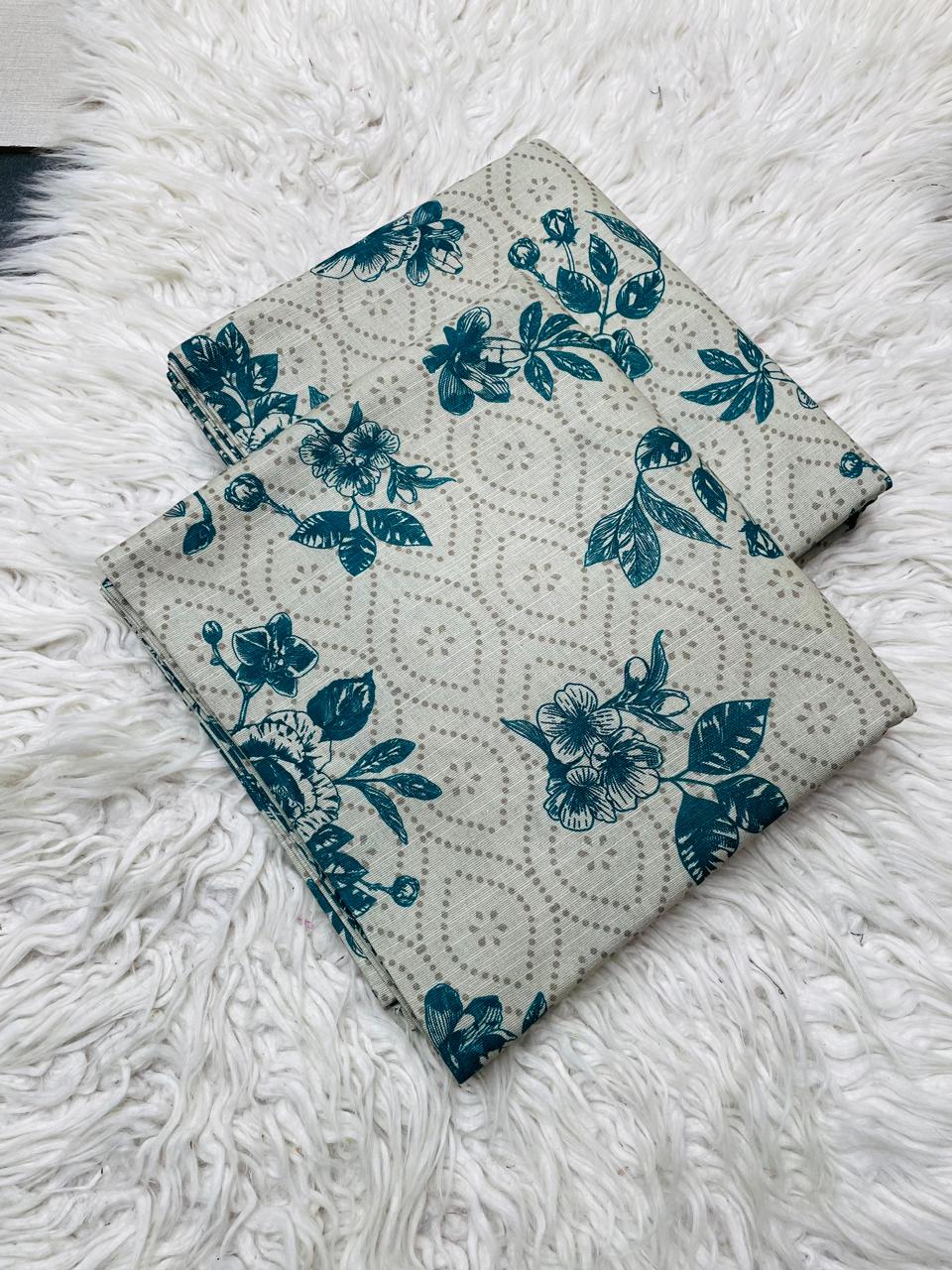 2 PC Slub Khaddar Allover Unstitched Suit Vol-0120