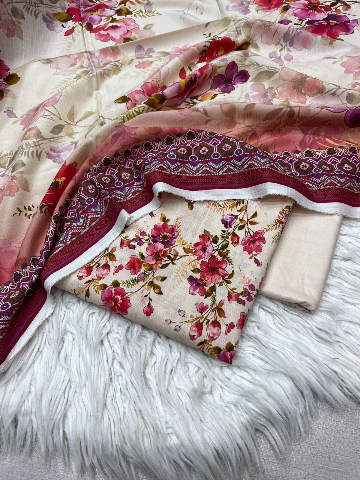 2Pc BanaDoria Kameez & Duppata Suit - 0069