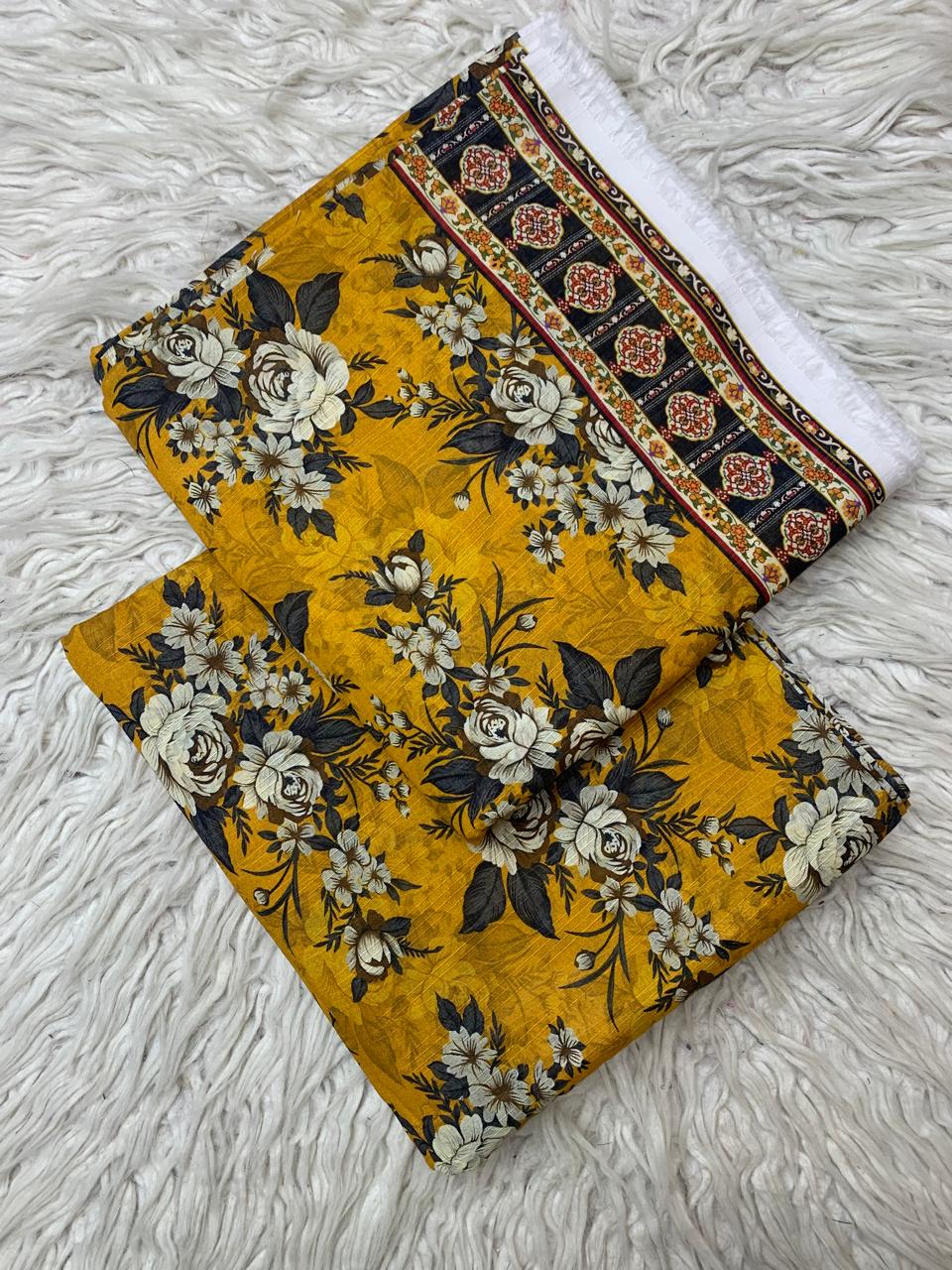 SAPPHIRE 2Pc Lawn Bana Dora Unstitched Suit Vol-0125