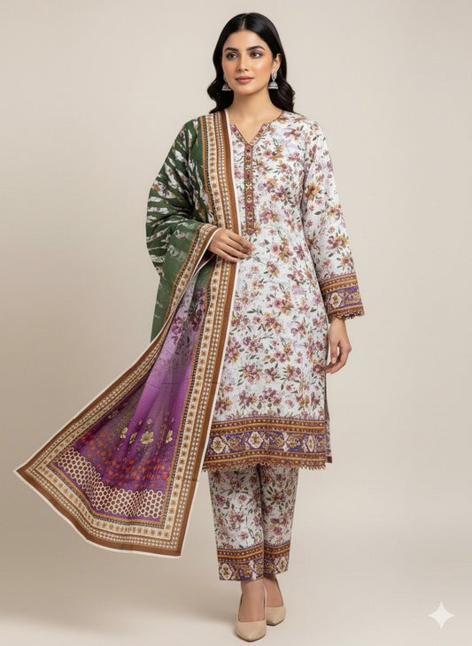 3 PC Viscose Bana Dora - 0011