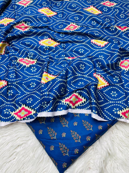 3 PC Lawn Digital Printed Unstitched Suit D#29988