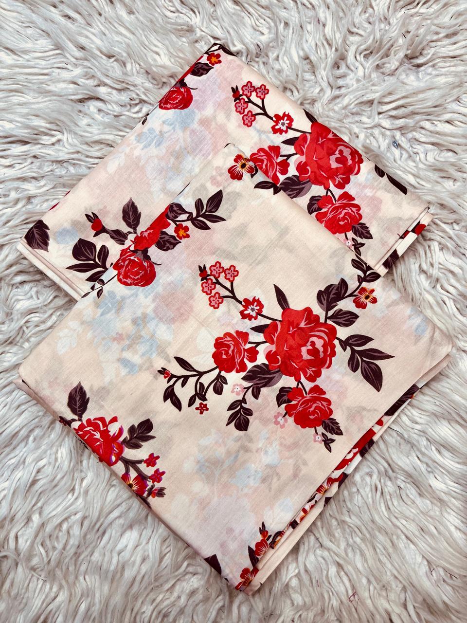 2PC Lawn Allover Digital Printed Unstitched Suit Vol-6178