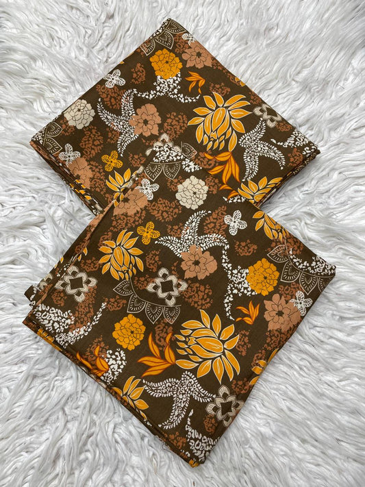 2Pc Linen Allover Unstitched Suit -0099