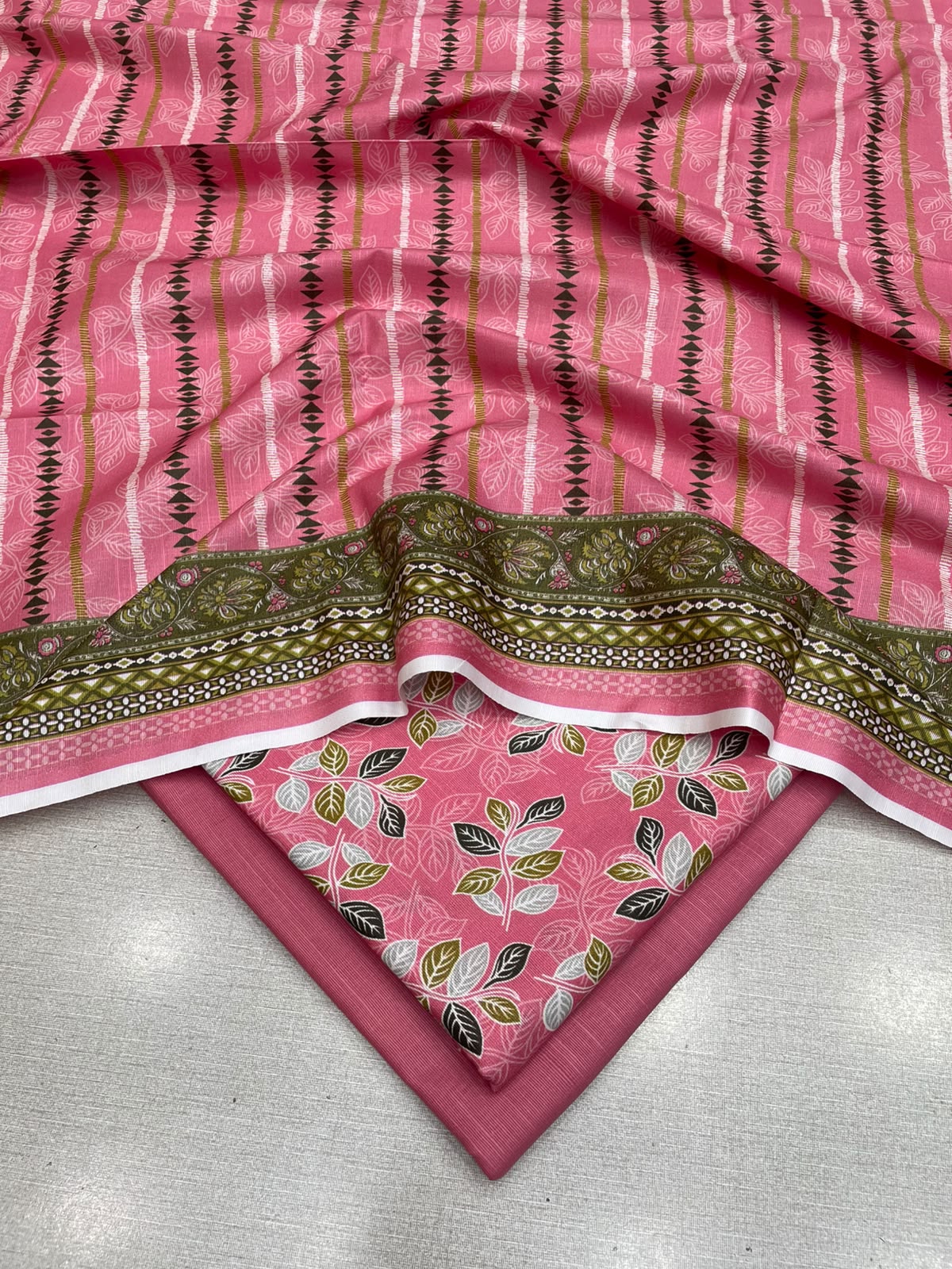 3Pc Slub Khaddar Unstitched Suit 25