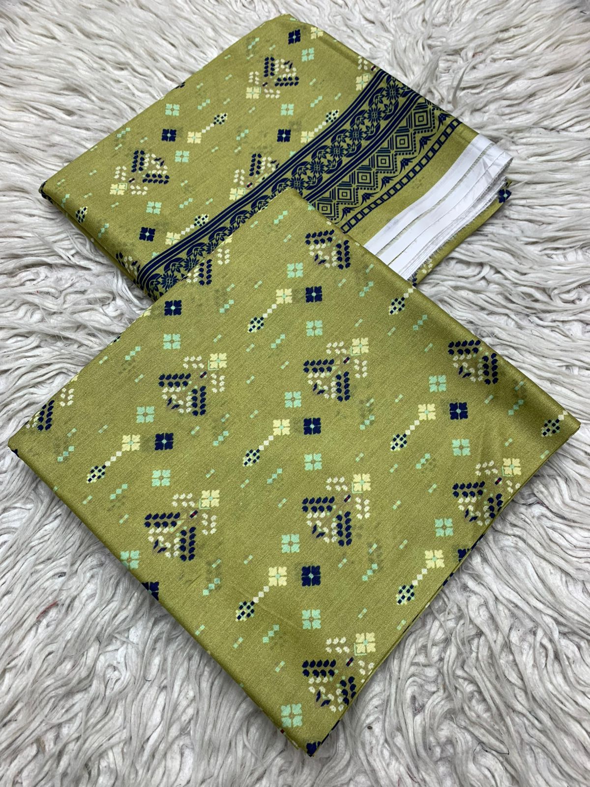 Bin Saeed 2Pc Lawn Digital Printed Unstitched Suit Vol-0163