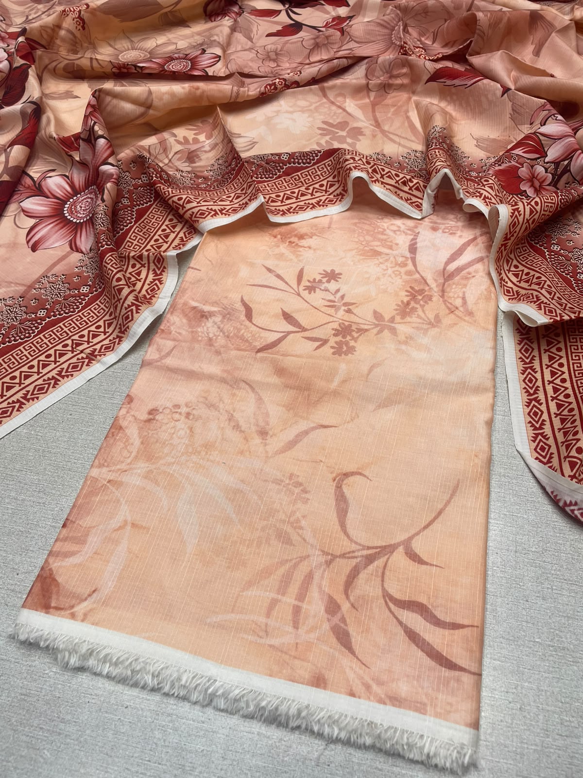 2Pc Staple Viscose Kameez & Dupatta 64