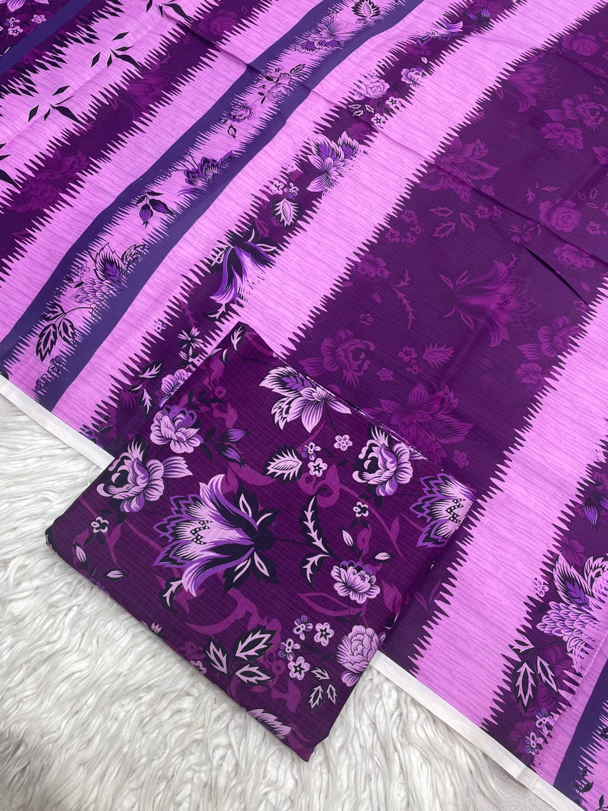 3Pc BanaDora Viscose Allover Suit - 391