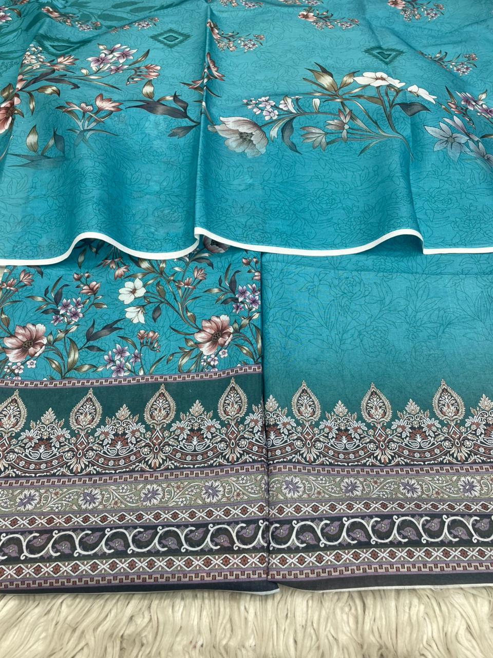 2Pc Civic Lawn Kameez & Dupatta Vol-3126