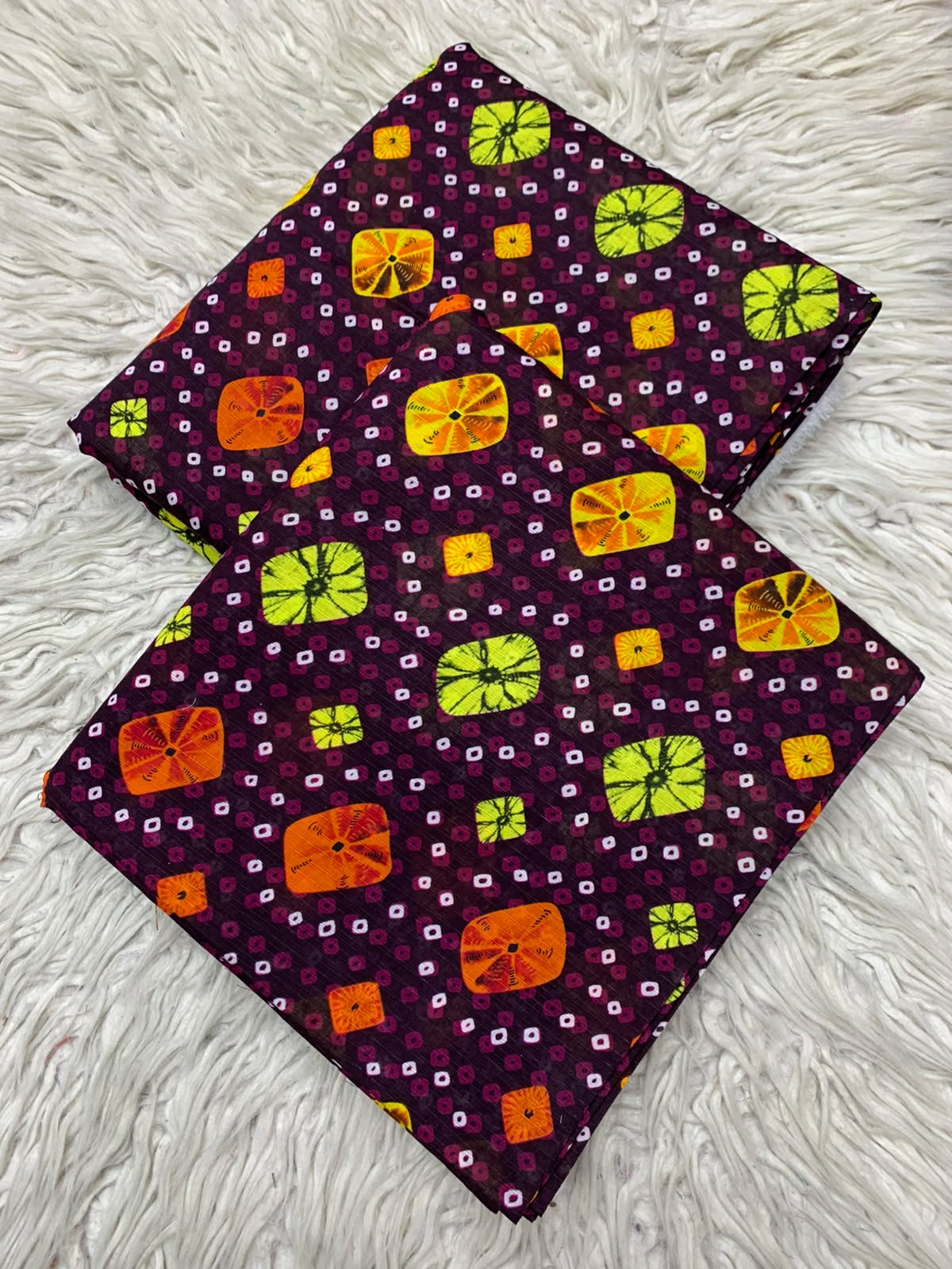 2Pc Bana Dora Print Lawn Suit Vol-512