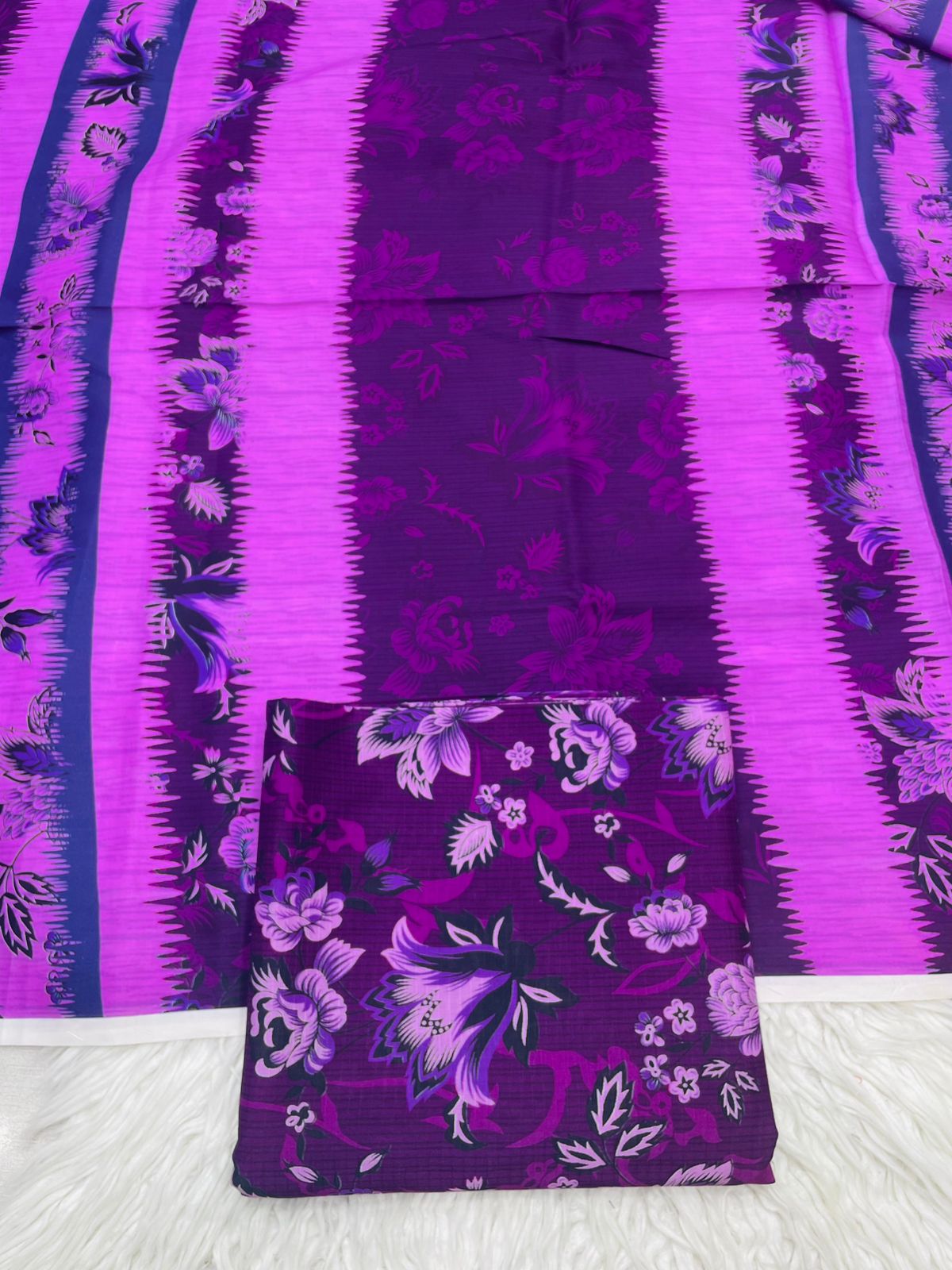 3Pc BanaDora Viscose Allover Suit - 391