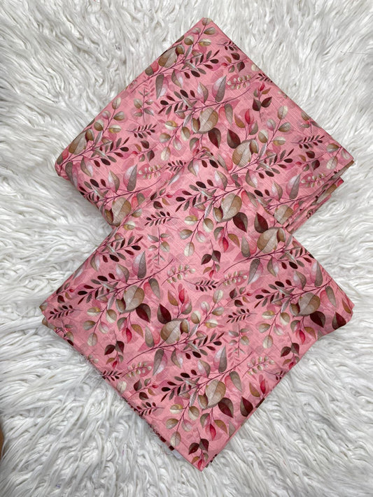 2Pc Slub Khaddar Allover Suit - 0098