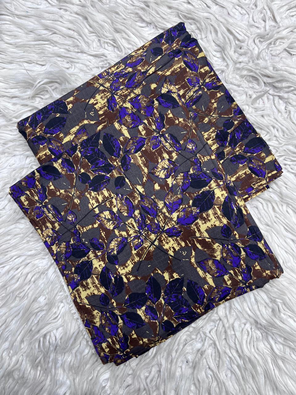 2Pc Bana Dora Linen Allover Suit Vol-401