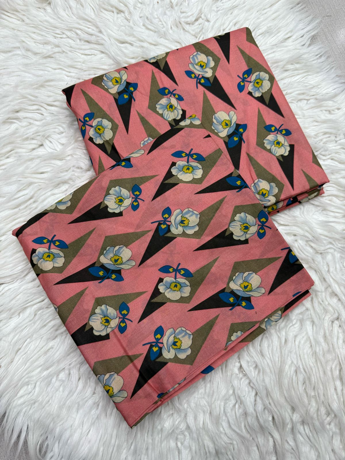 2Pc Lawn Allover Suit #39501