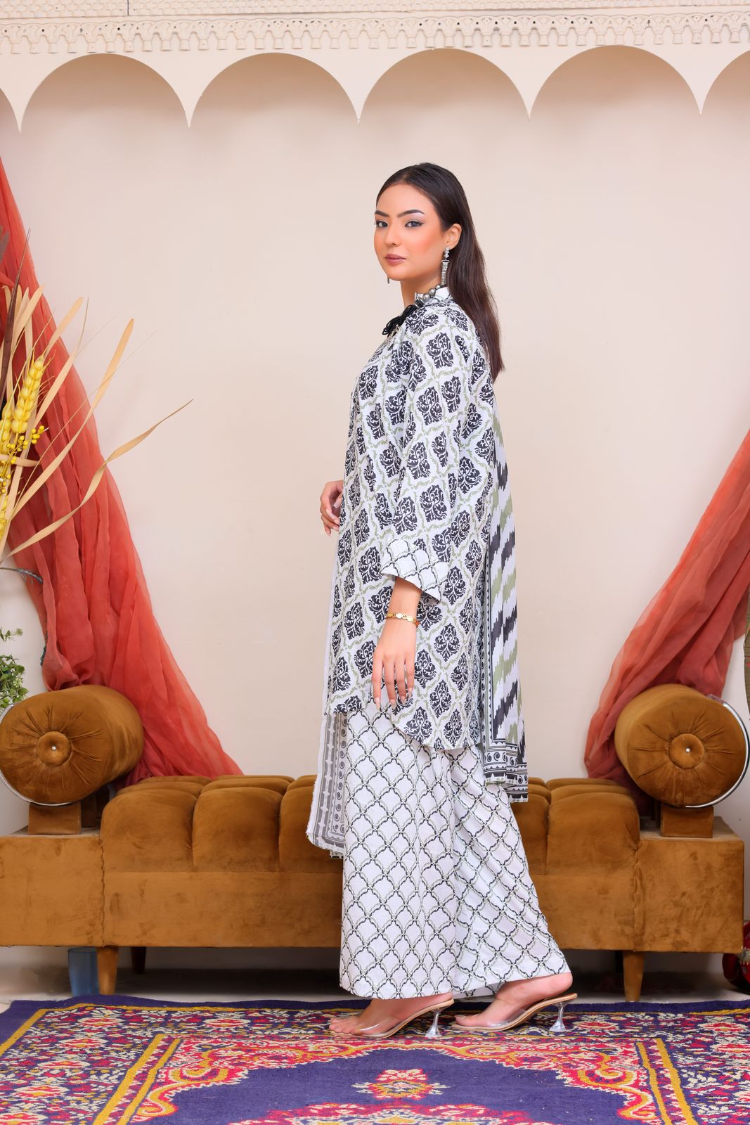 3Pc Supima Lawn Suit - #41053